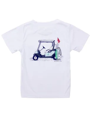 Perf Country Club White Tee