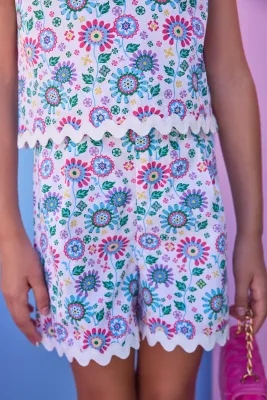 Bellavista Blooms Ric Rac Shorts