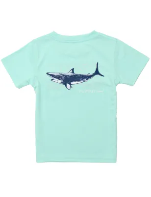 Perf Topo Shark Seafoam Tee