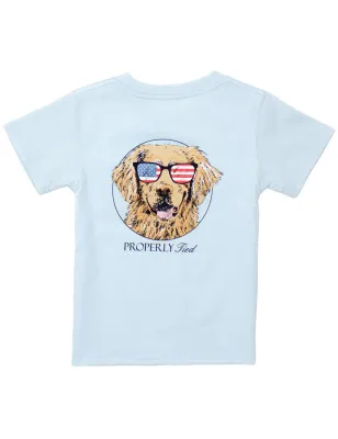 Patriot Dog SS Periwinkle