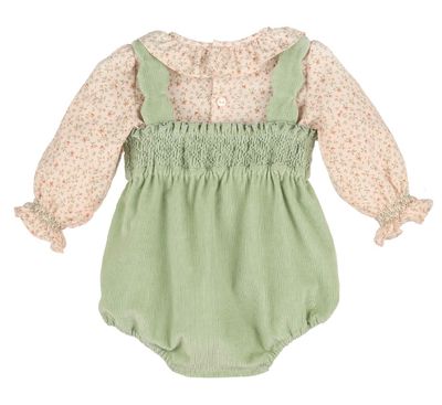 Pumpkin Patch Playdate Green Overall