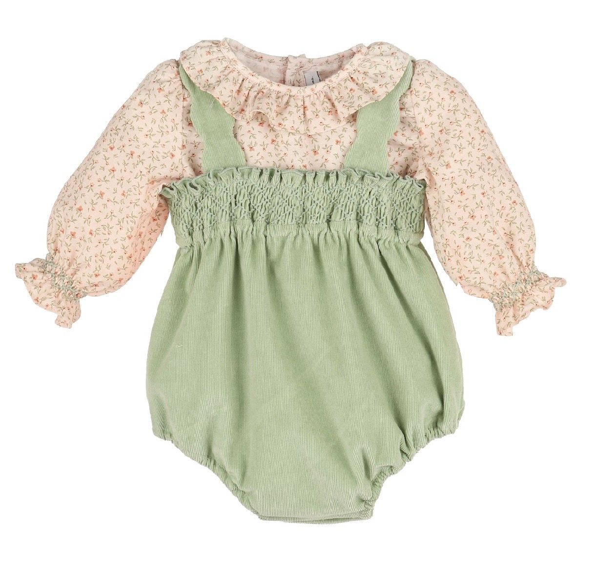 Pumpkin Patch Playdate Green Overall