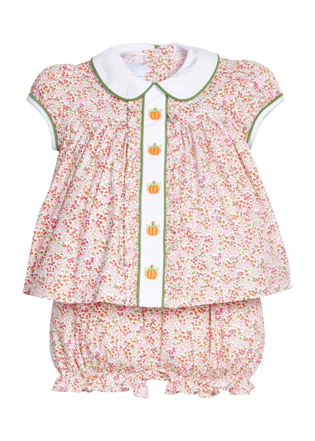 Pumpkins Ruffled Sally Bloomer Set