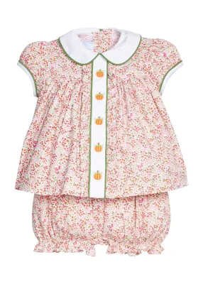Pumpkins Ruffled Sally Bloomer Set