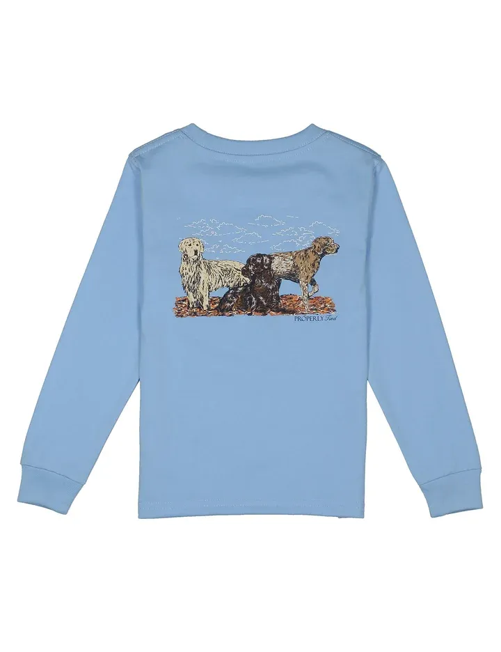 Hunting Dogs LS Light Blue
