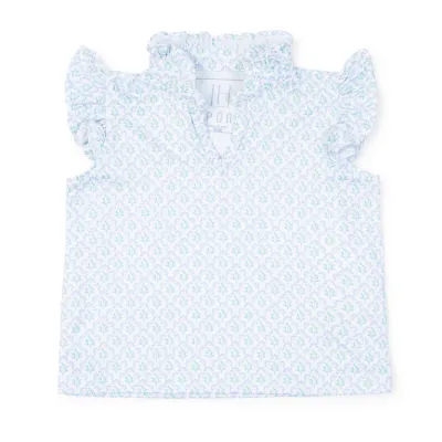 Ellie Performance Top Trellis Bloom