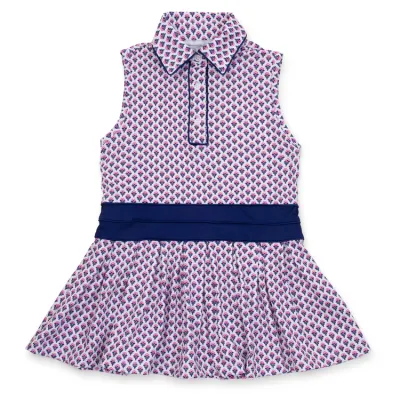Harper Performance Dress Boho Flora Navy