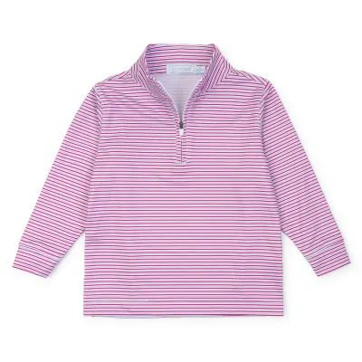 Sam Performance Pullover Club Stripe Blue