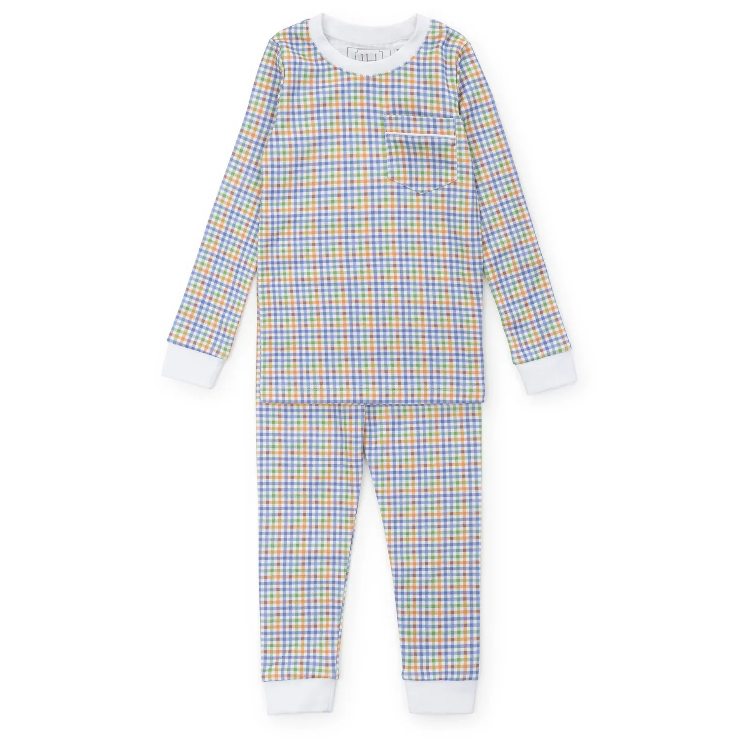 Bradford Boys Pajama Set Harvest Gingham