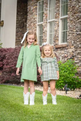 Layla Greenbriar Plaid Bloomer Set