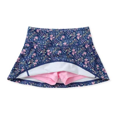 Navy Ditsy Floral Tennis Skirt