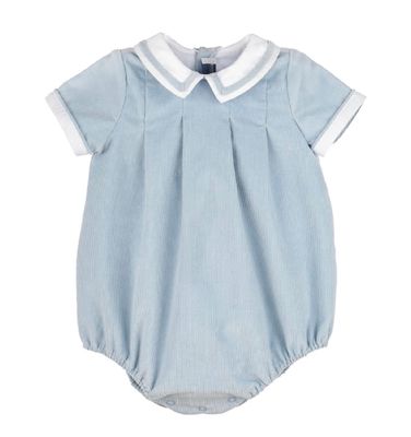 Blue Vintage Cords Boy Bubble
