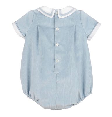 Blue Vintage Cords Boy Bubble