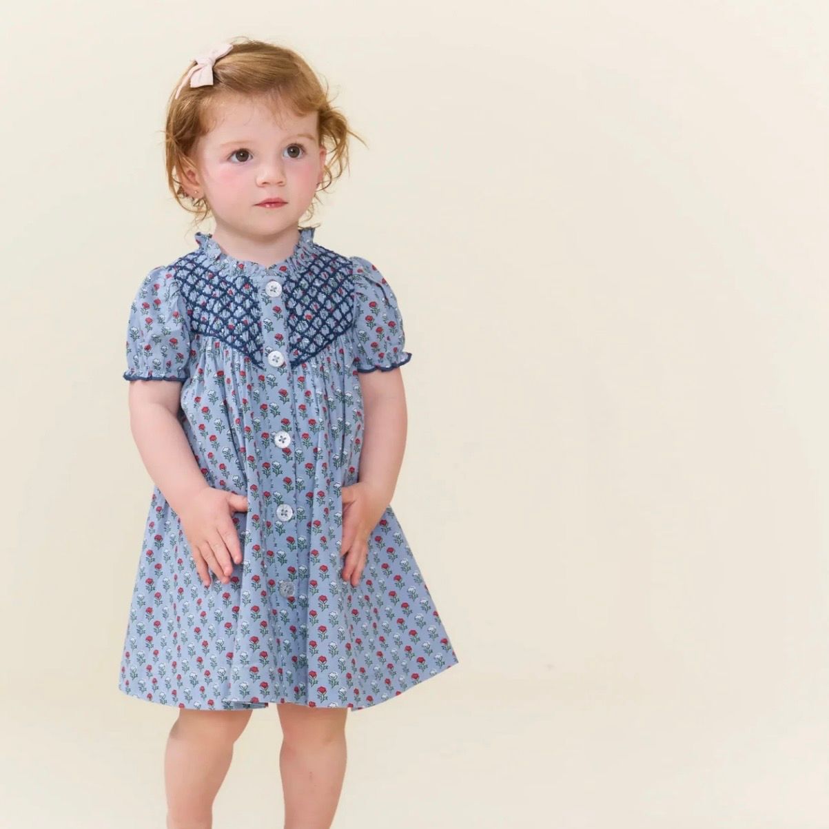 Light Blue Carnation Lucia Dress Set