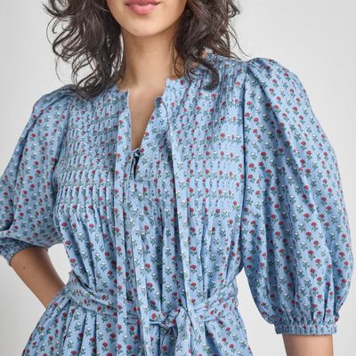 Light Blue Carnation Indira Dress