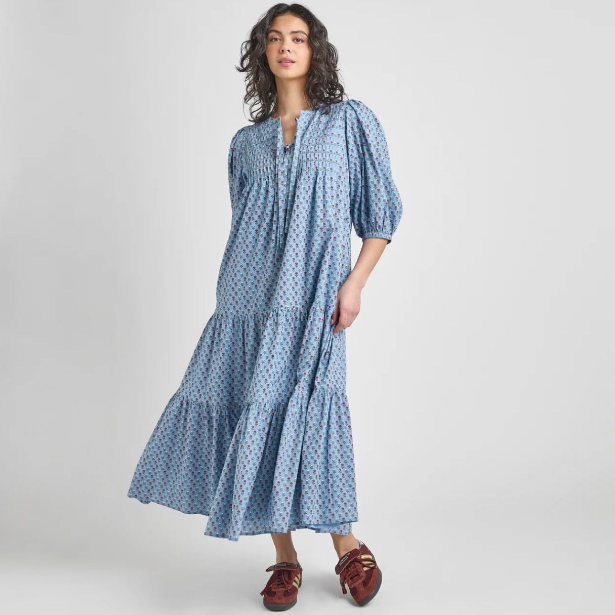 Light Blue Carnation Indira Dress