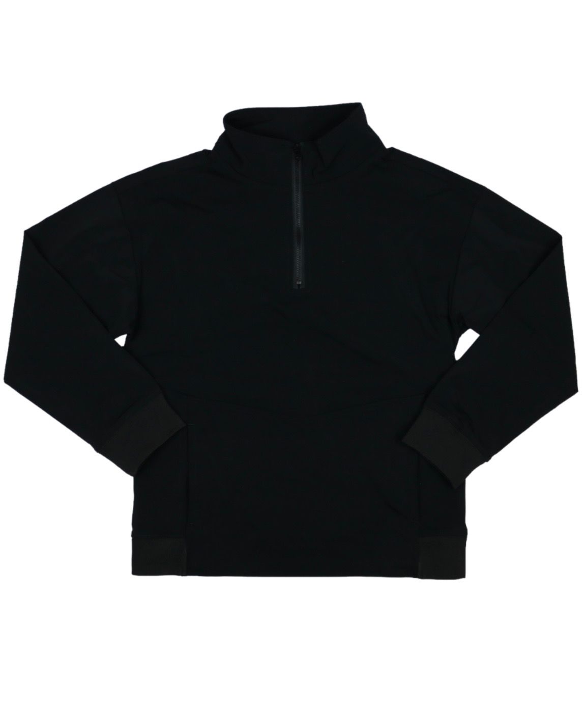 Black Performance Quarter Zip Pullover