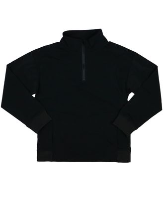 Black Performance Quarter Zip Pullover