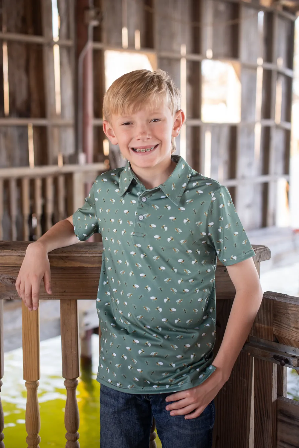 Fly Fishing Polo SS Shirt