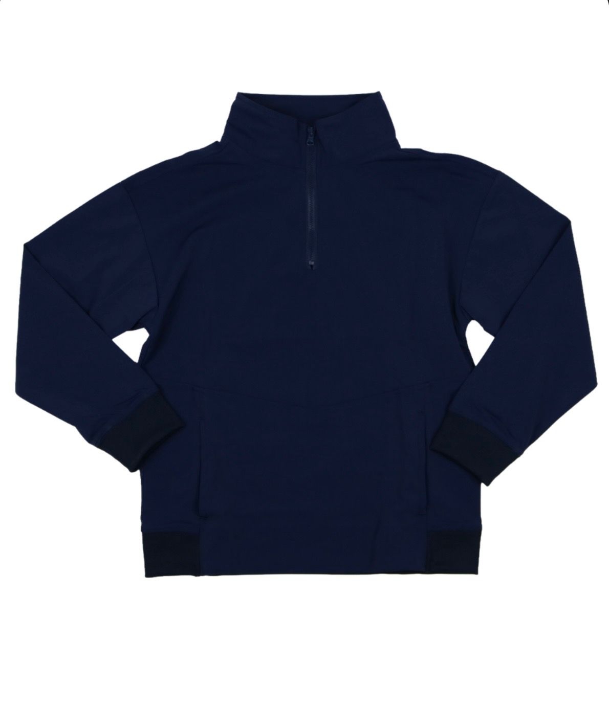 Navy Performance Quarter Zip Pullover