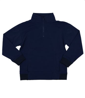 Navy Performance Quarter Zip Pullover