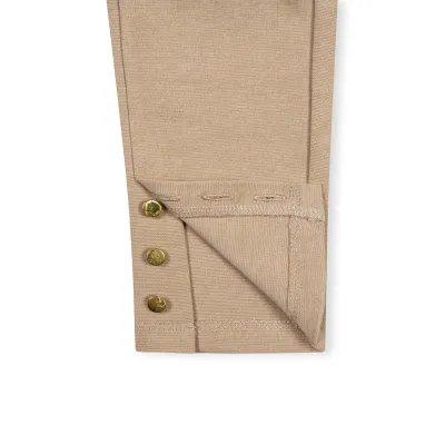 Button Cuff Ponte Pant