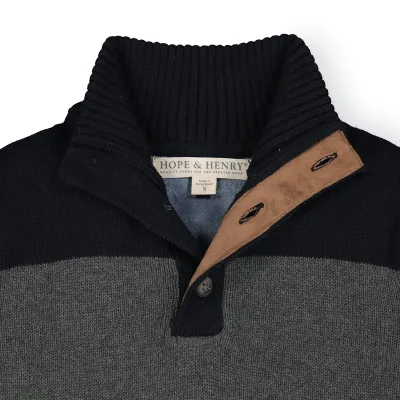 Elbow Patch Contrast Sweater