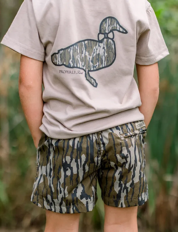 Mossy Oak Camo Logo SS Sand Shirt