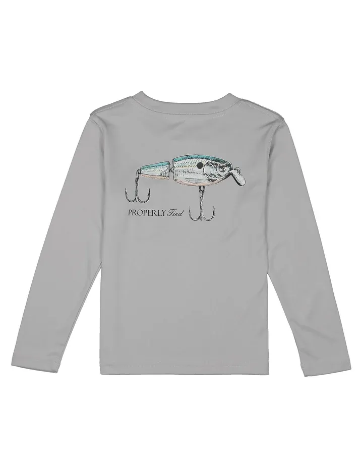 Swimbait Ice Grey LS Performance Tee