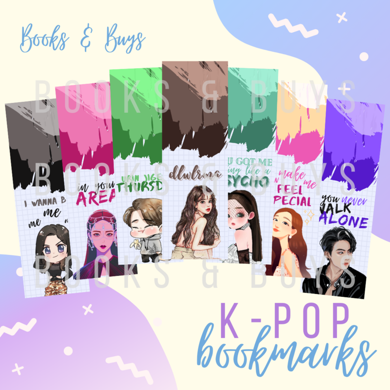 K-Pop Bookmarks Set 1
