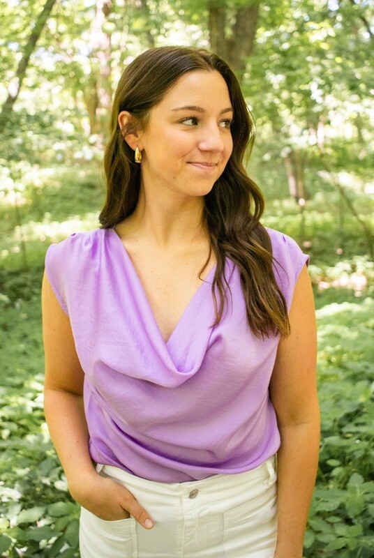Tranquil Gathering Lilac Blouse