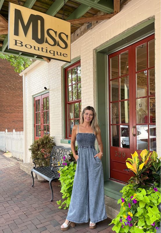 MOss Denim Jumpsuit