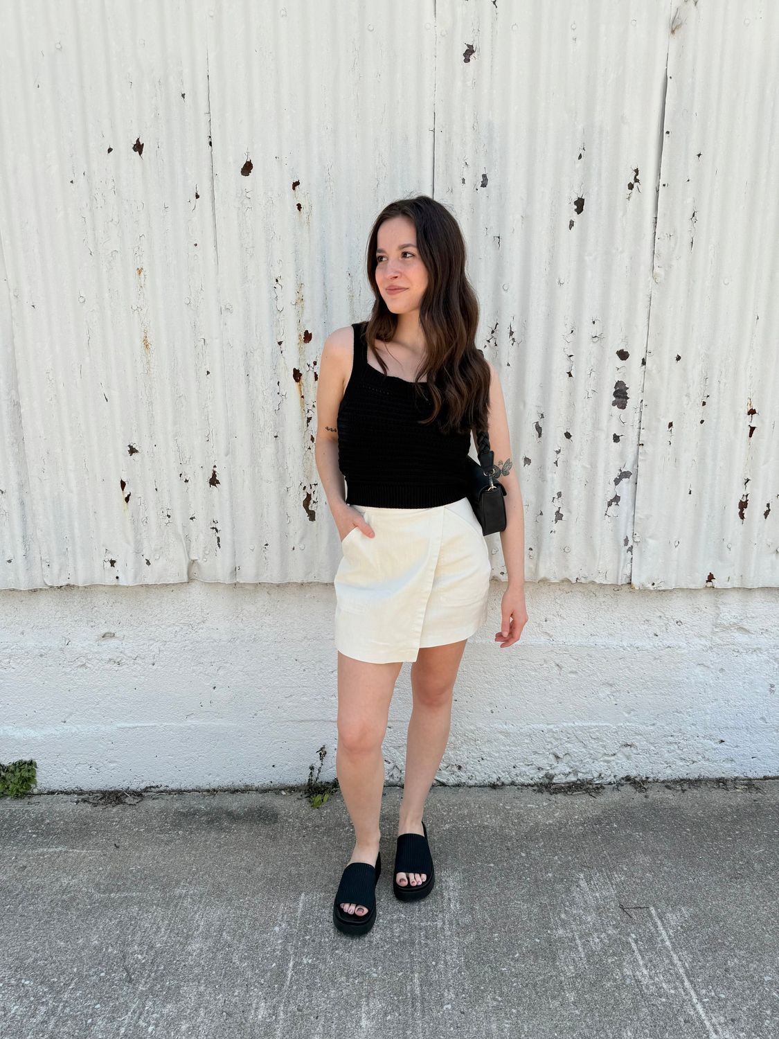 The Brooke Beige Skirt