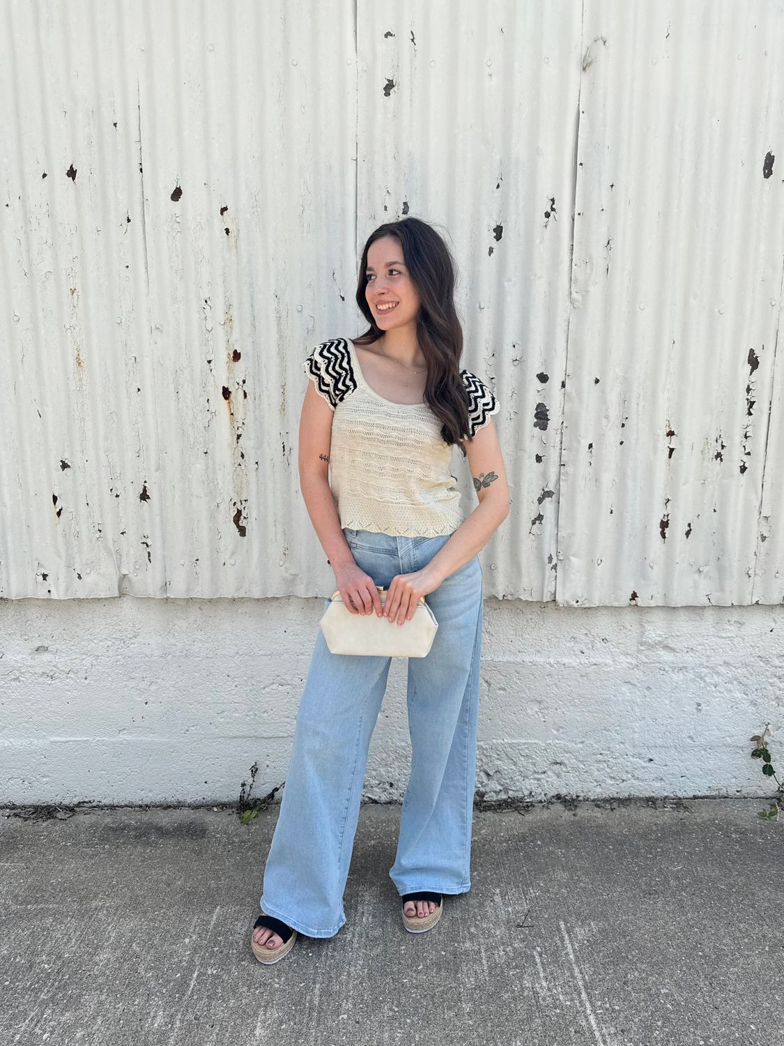 The Rainie Ruffle Top