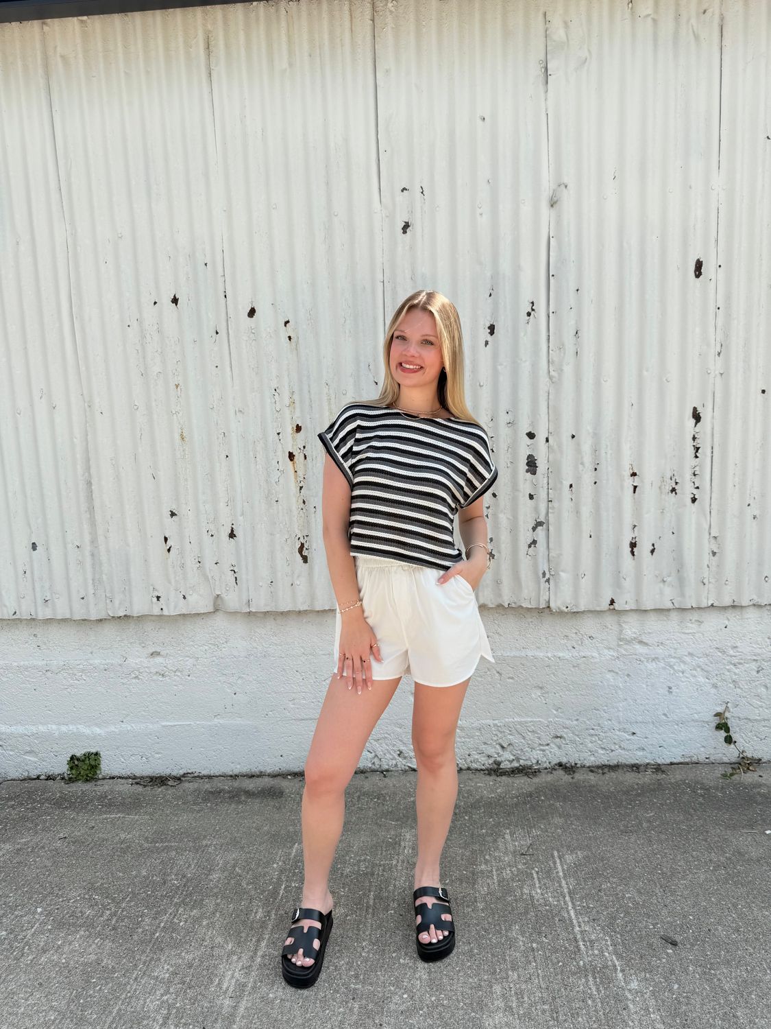 The Willow White Shorts