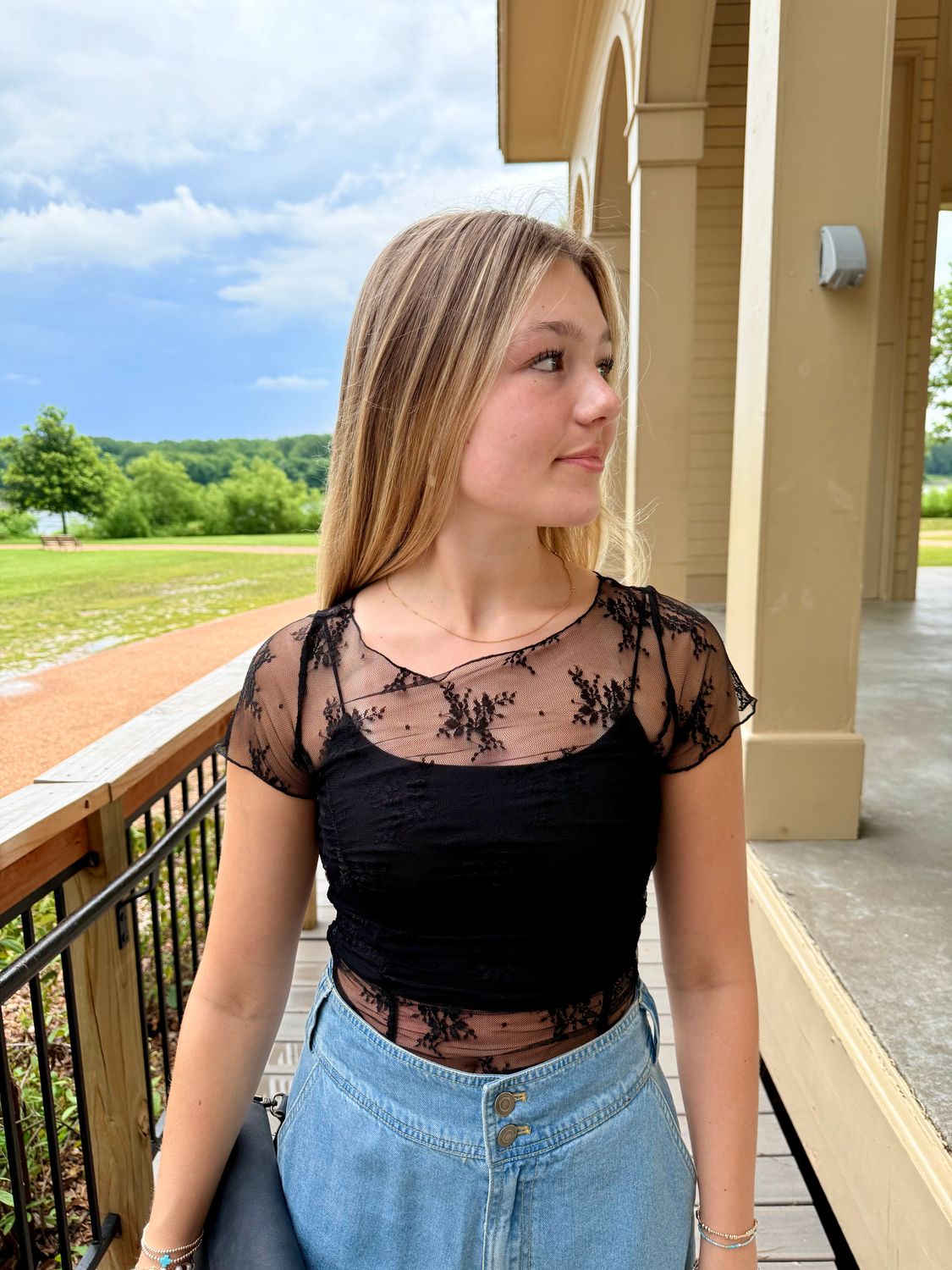 The United Center Lace Top