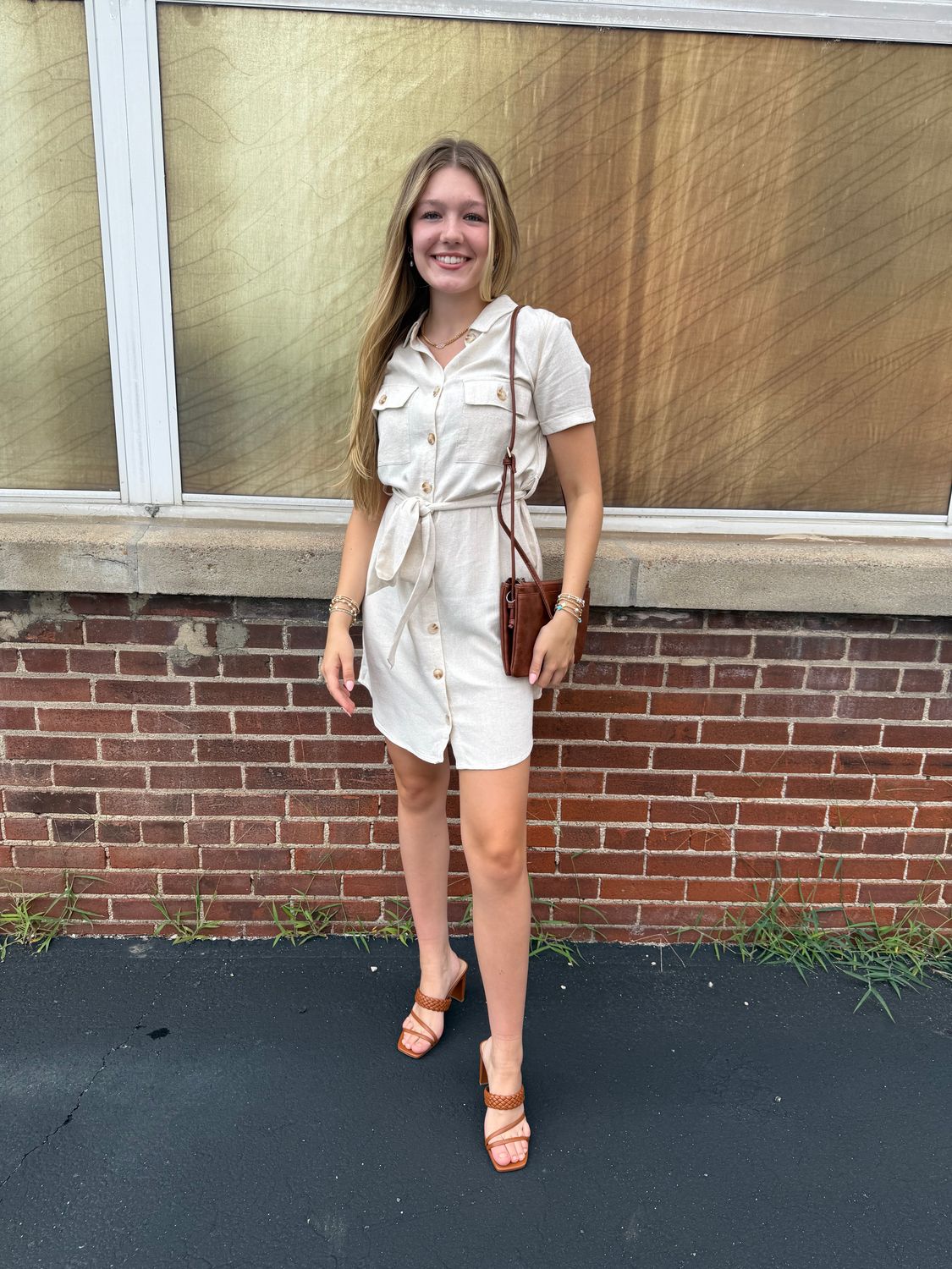 Amber Tie-Front Dress