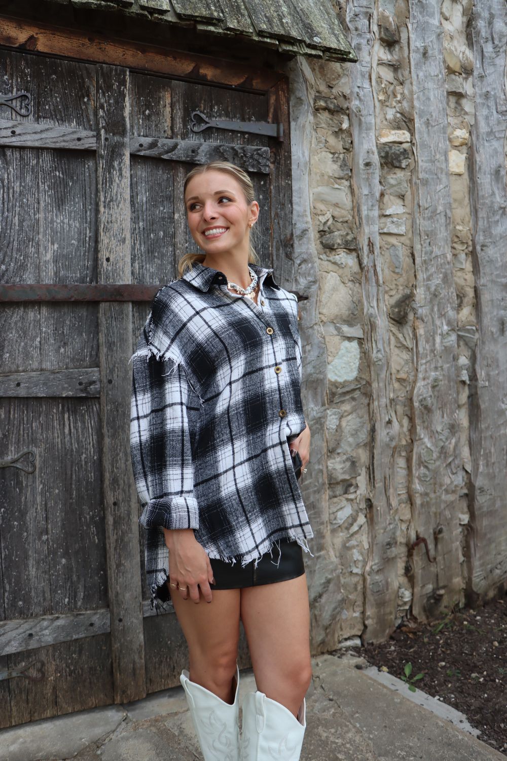 The Frankie Distressed Flannel