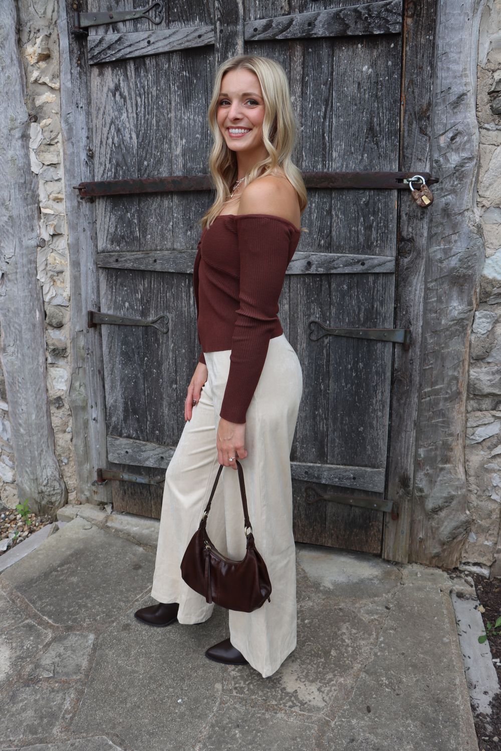 The Savannah Suede Trouser