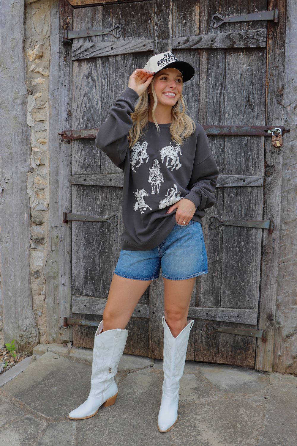 The Clara Cowboy Sweatshirt