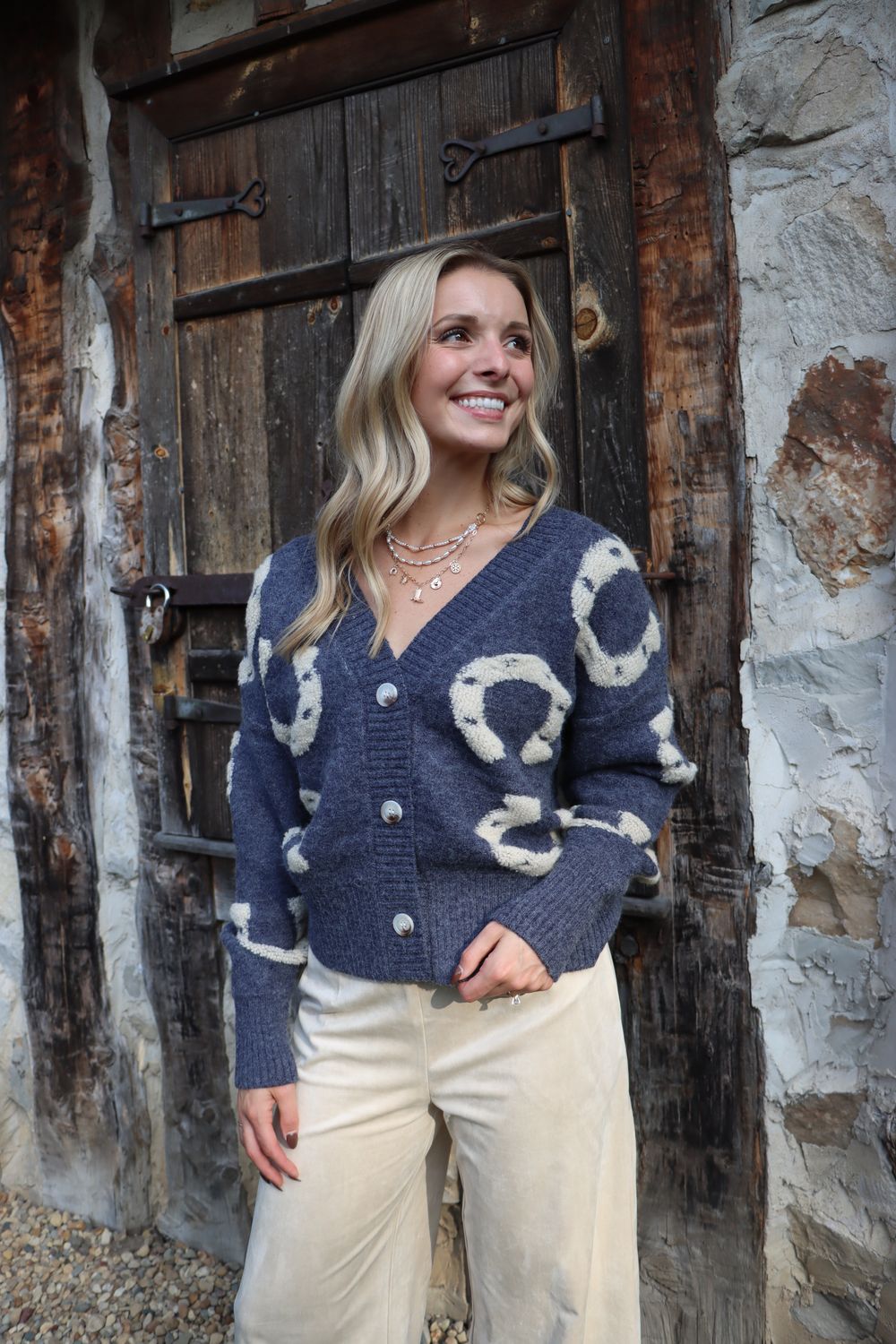 The Hannah Horseshoe Cardigan