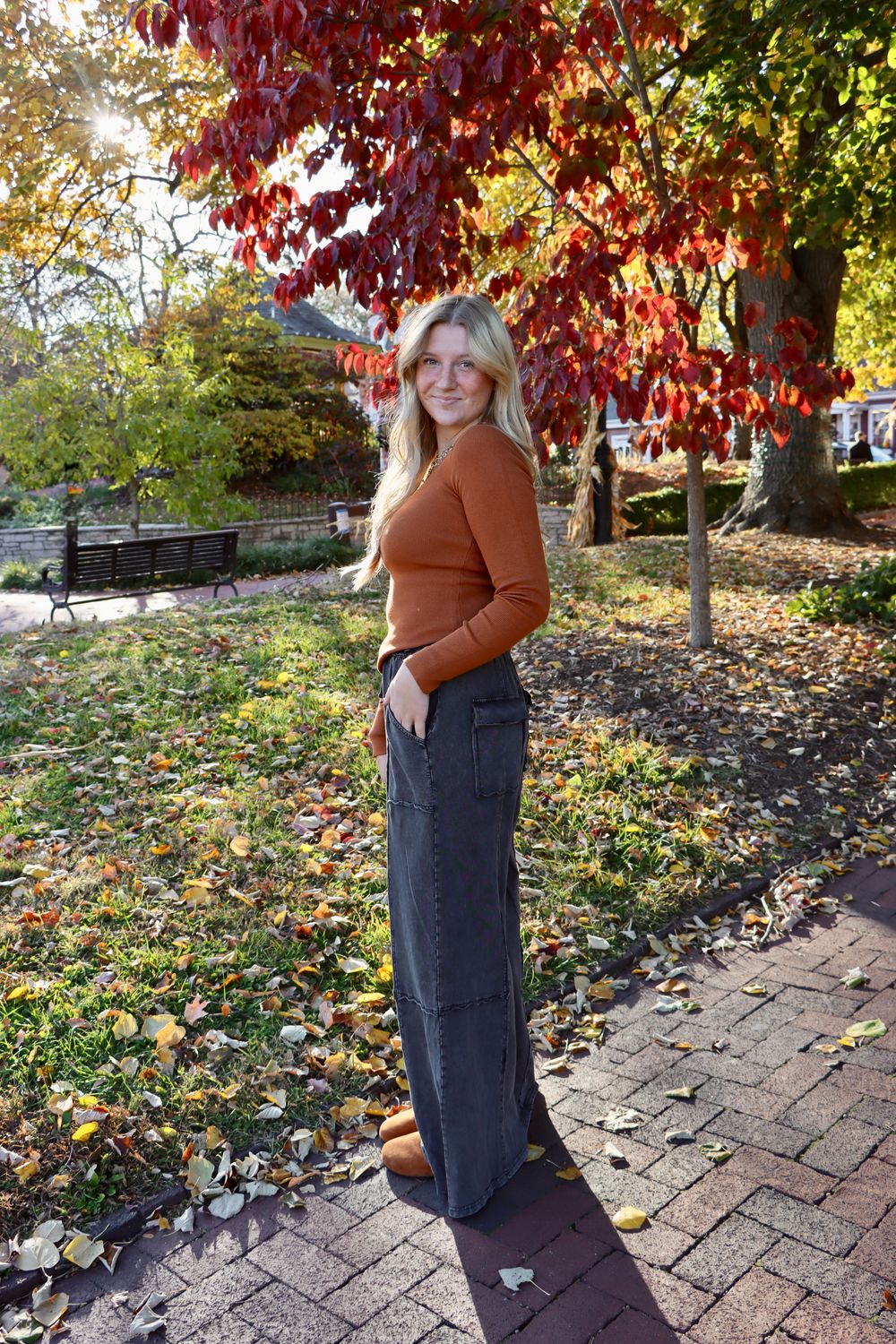 Post-Dinner Black Lounge Pants