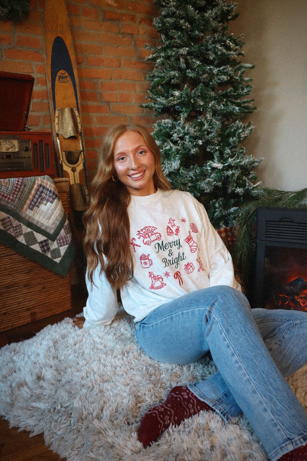 Merry & Bright Sweatshirt Merry & Bright Sweatshirt