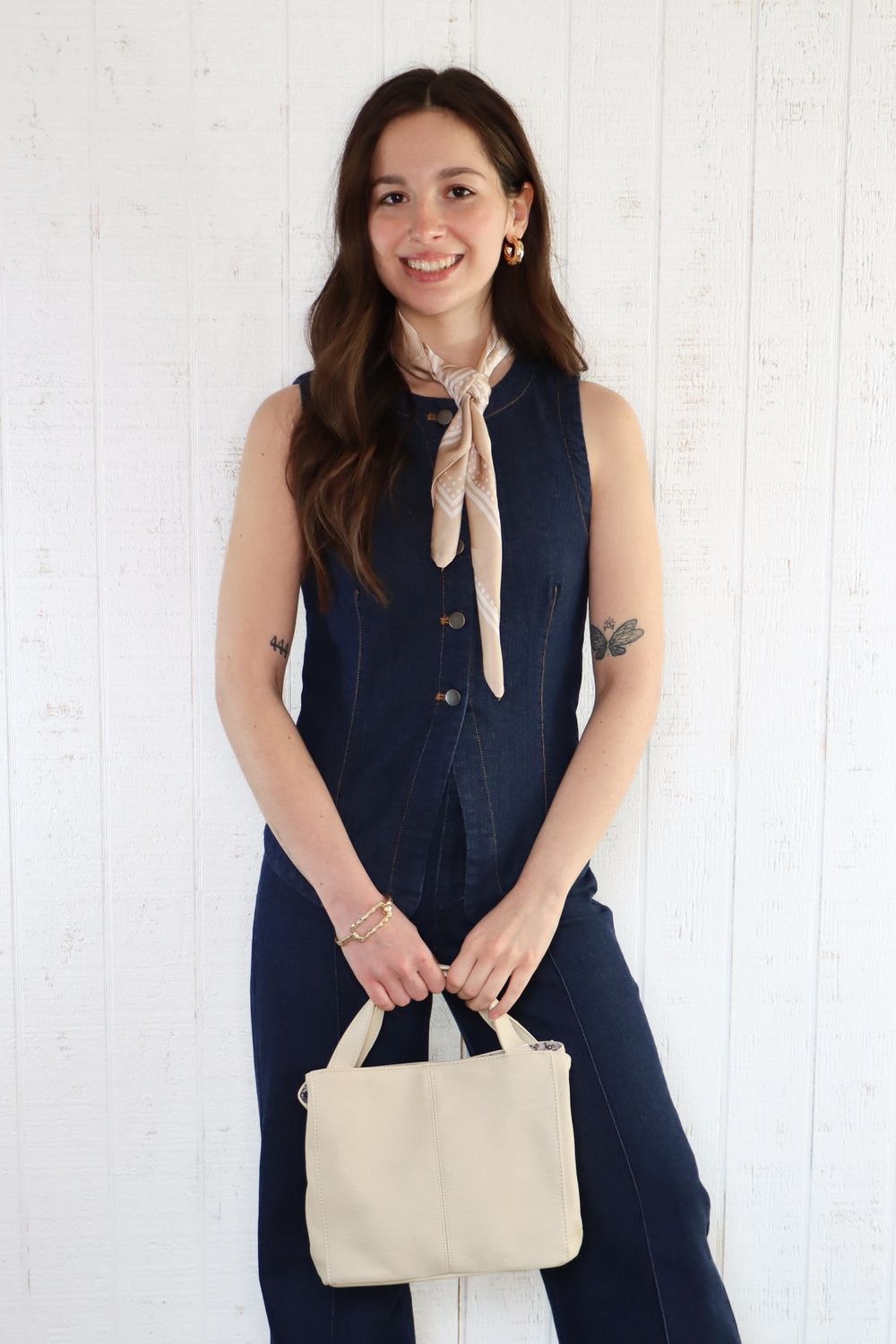 Coastal Chic Denim Top