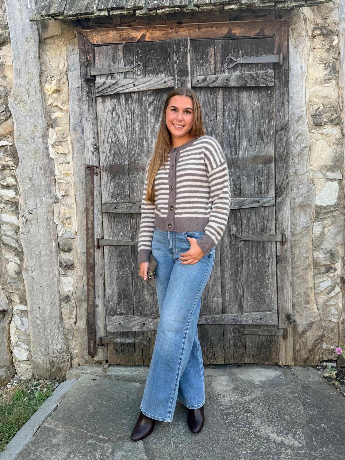 Becca’s Striped Cardigan