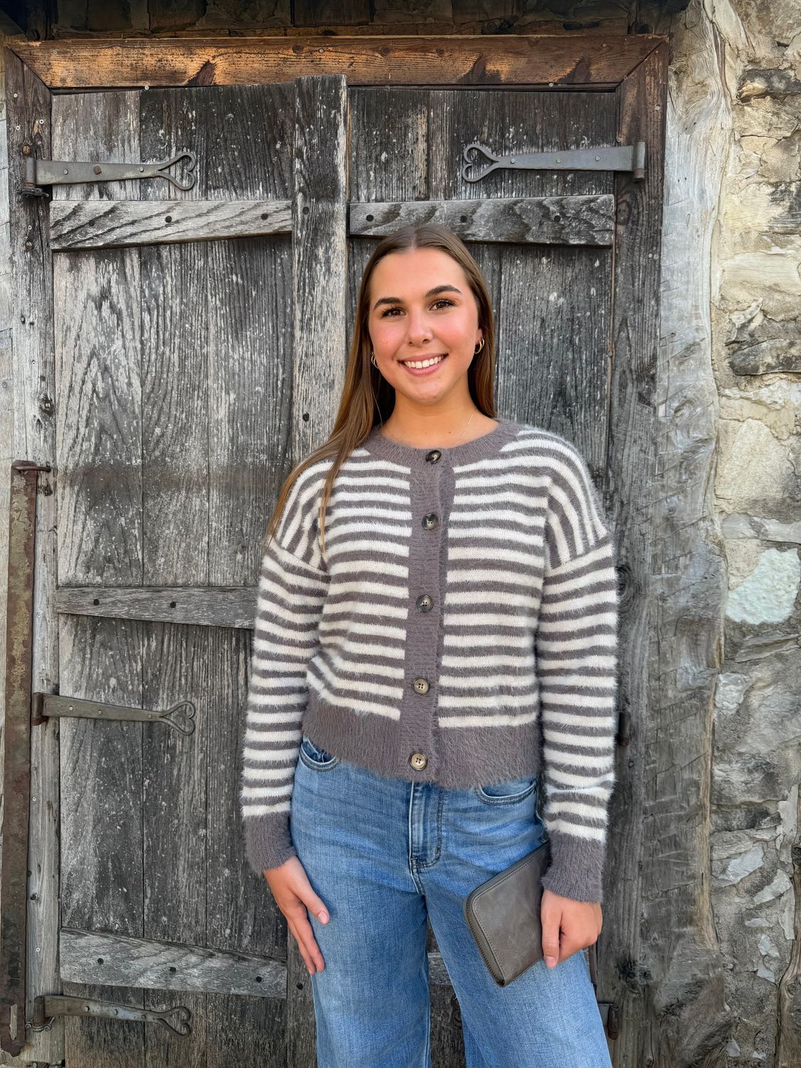 Becca’s Striped Cardigan