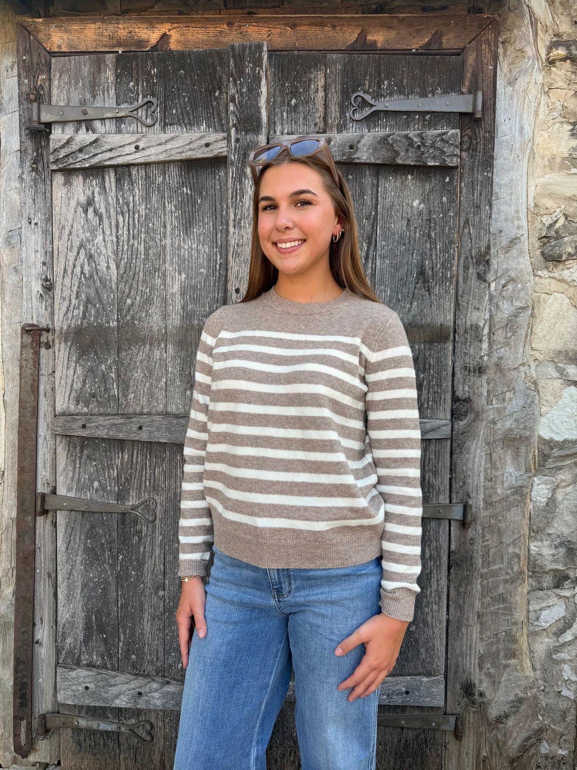 Becca’s Striped Sweater