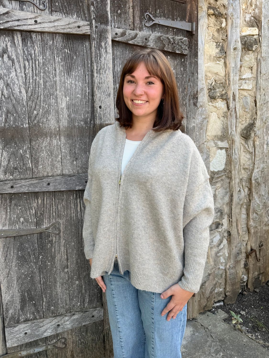 Grace’s Oversized Zip-Up