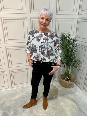 OH Toile black