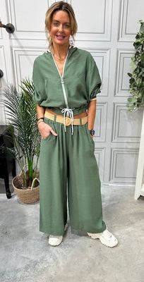 Havana khaki 2 piece